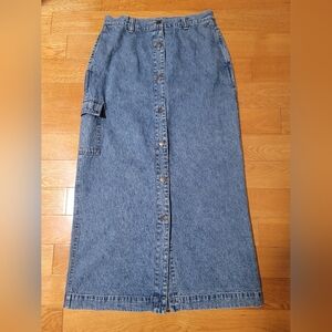 Classic Blue Denim Skirt